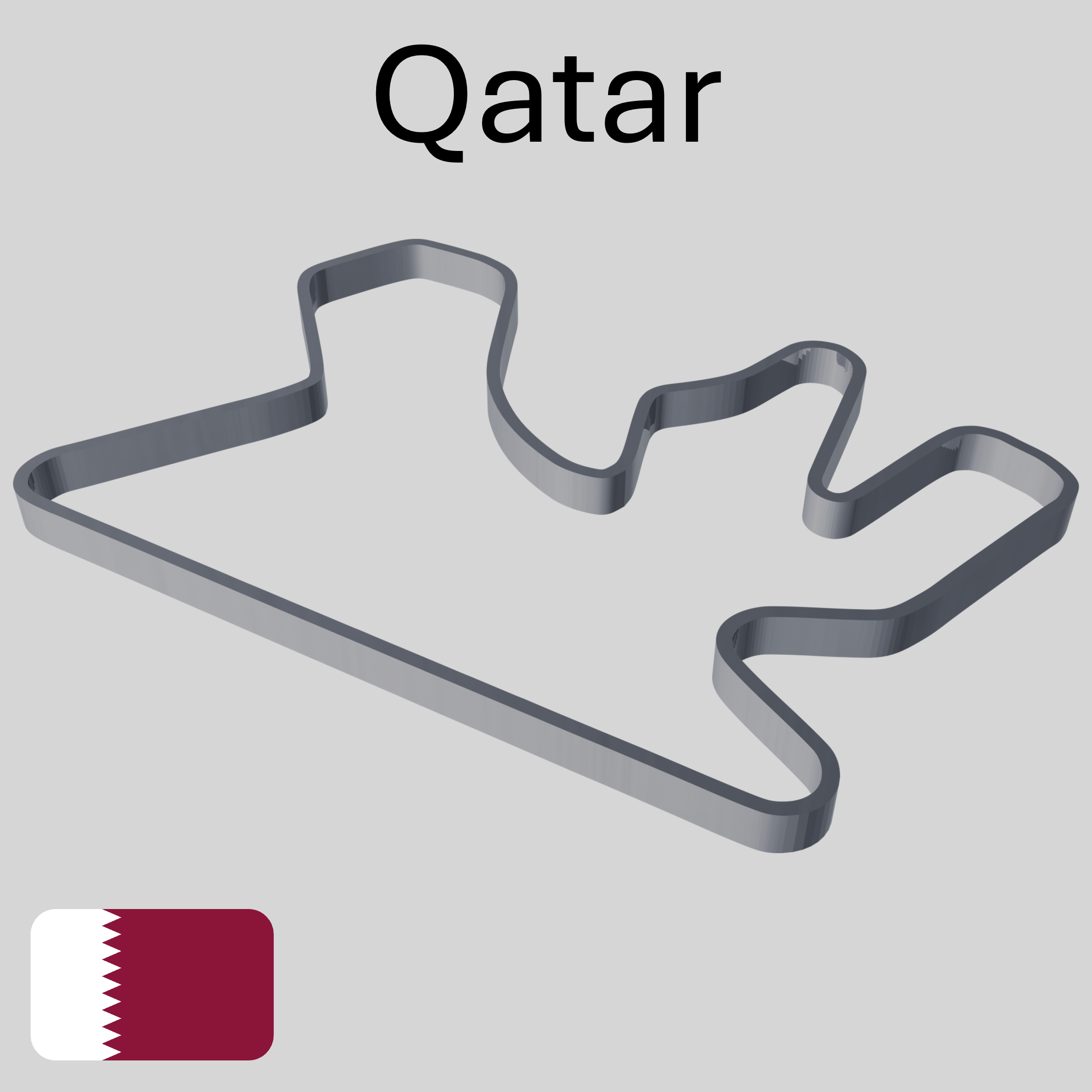Katar – Streckenkarte